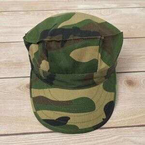 Military Camo Cap Hat Size L/59 Camouflage Pattern Class 1 Green Brown Tan NWOT